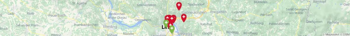 Map view for Pharmacies emergency services nearby Dornach-Auhof (Linz  (Stadt), Oberösterreich)